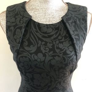 Karen Miller Black Patterned Dress- EUC!